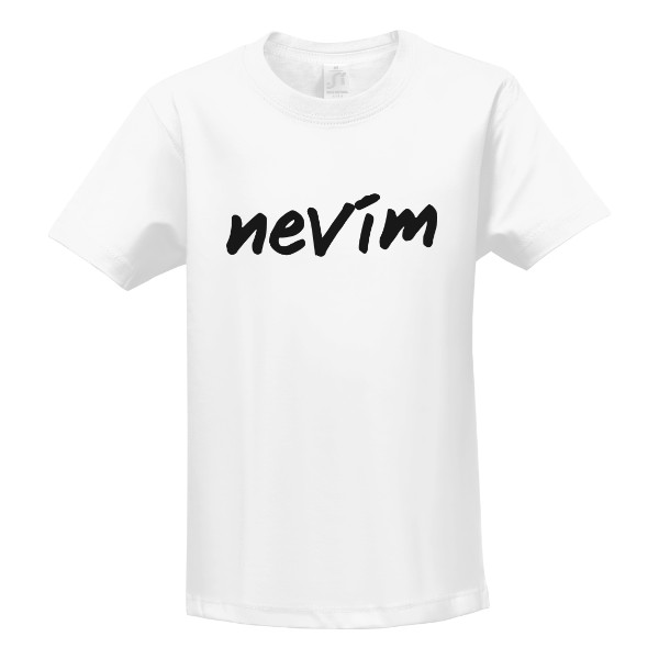 Tričko s potiskem Nevím